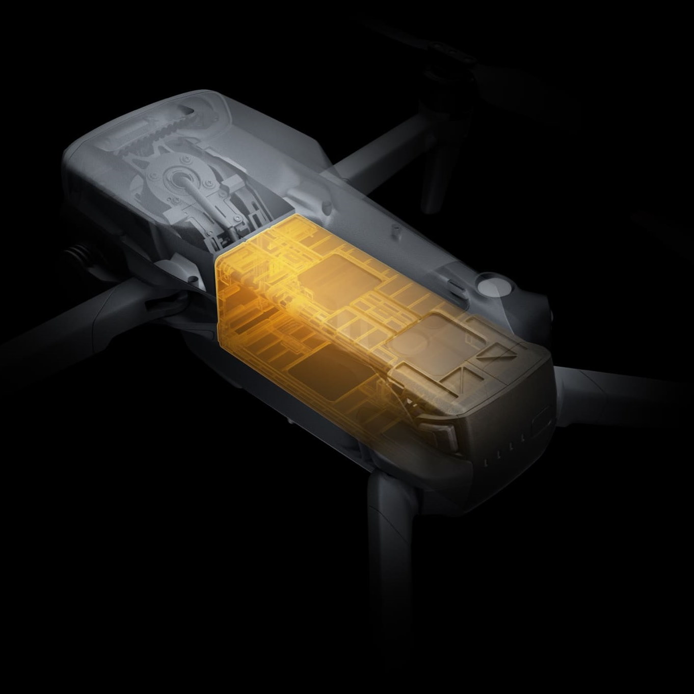 X-ray view of the battery inside the DJI Mavic 3 Pro