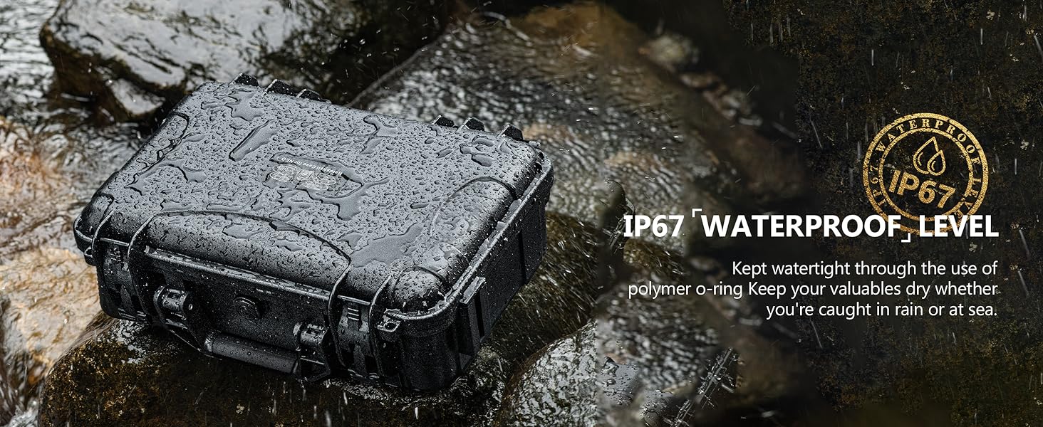 watertight and IP67 rated