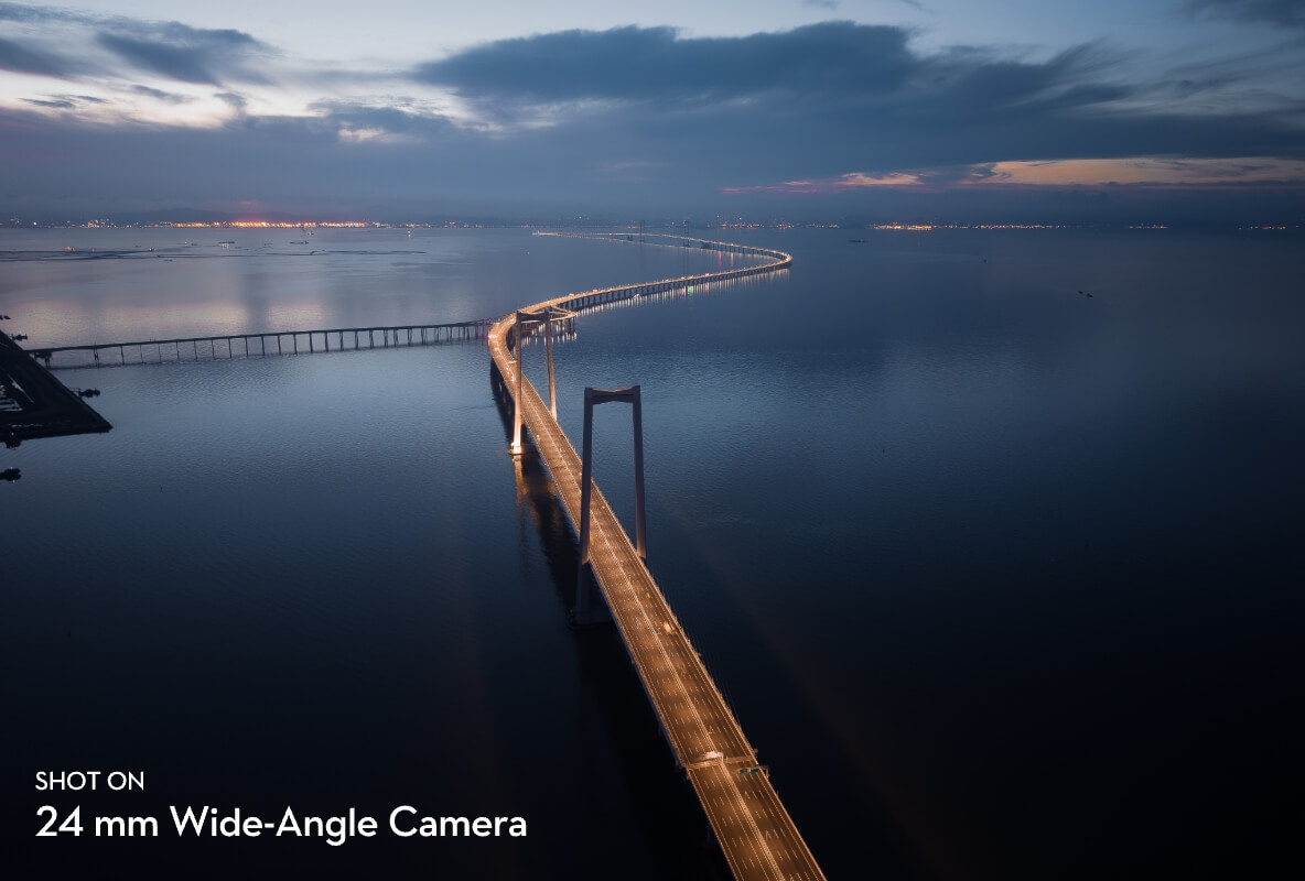 long bridge shot on 24mm wide angle camera